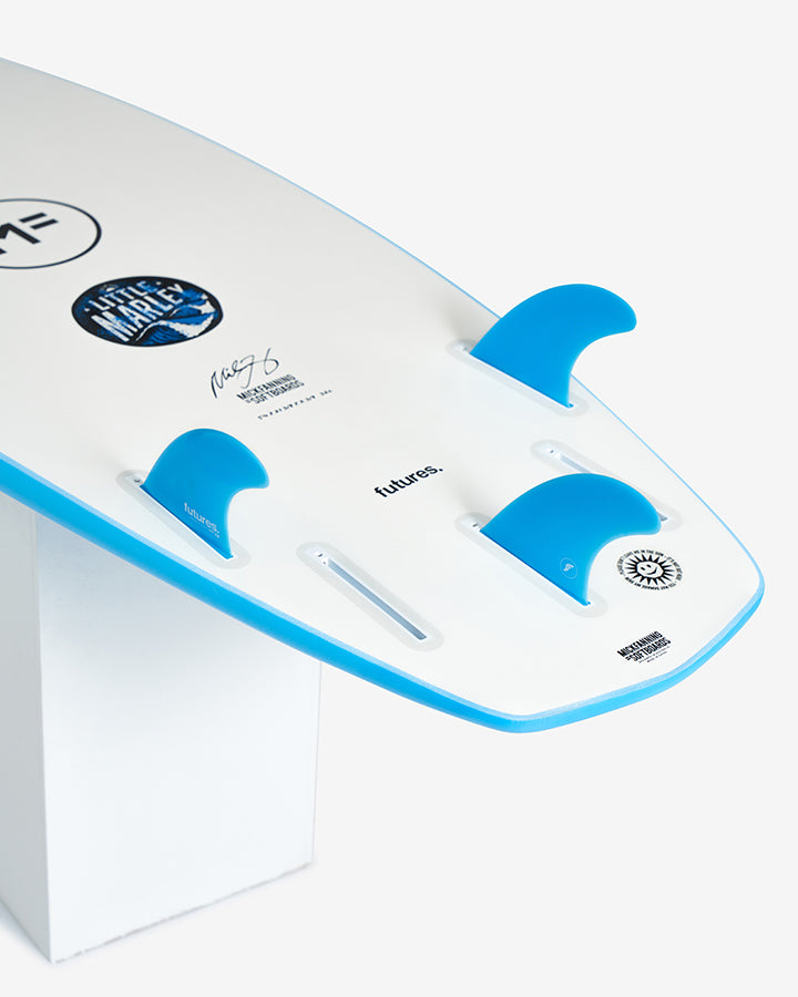 MF LITTLE MARLEY - AQUA – MICK FANNING SOFTBOARDS USA