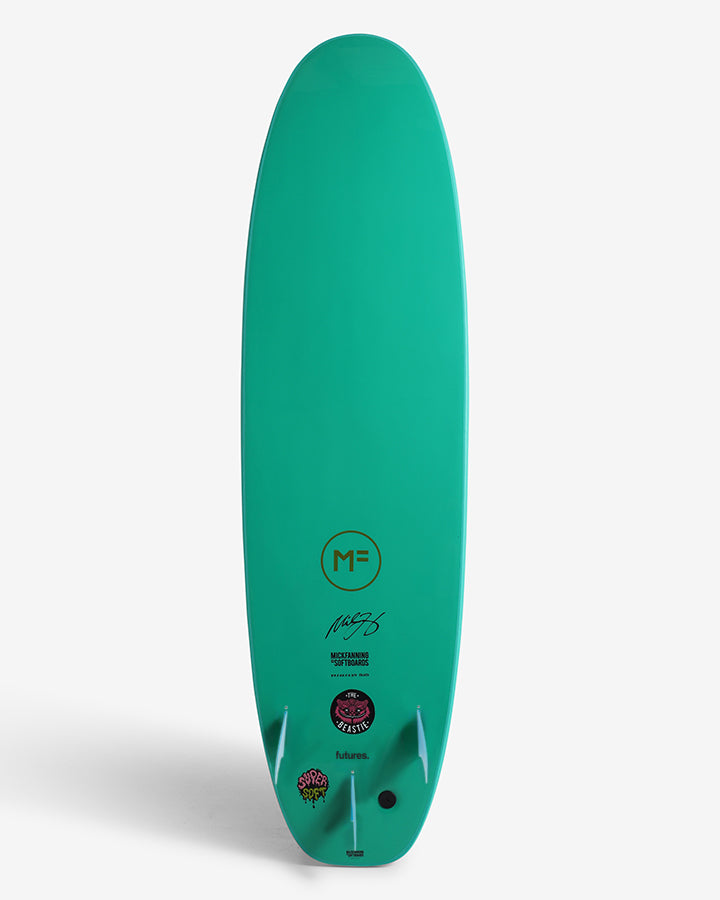 BEASTIE SUPER SOFT - AQUA MARINE FUTURES – MICK FANNING SOFTBOARDS USA