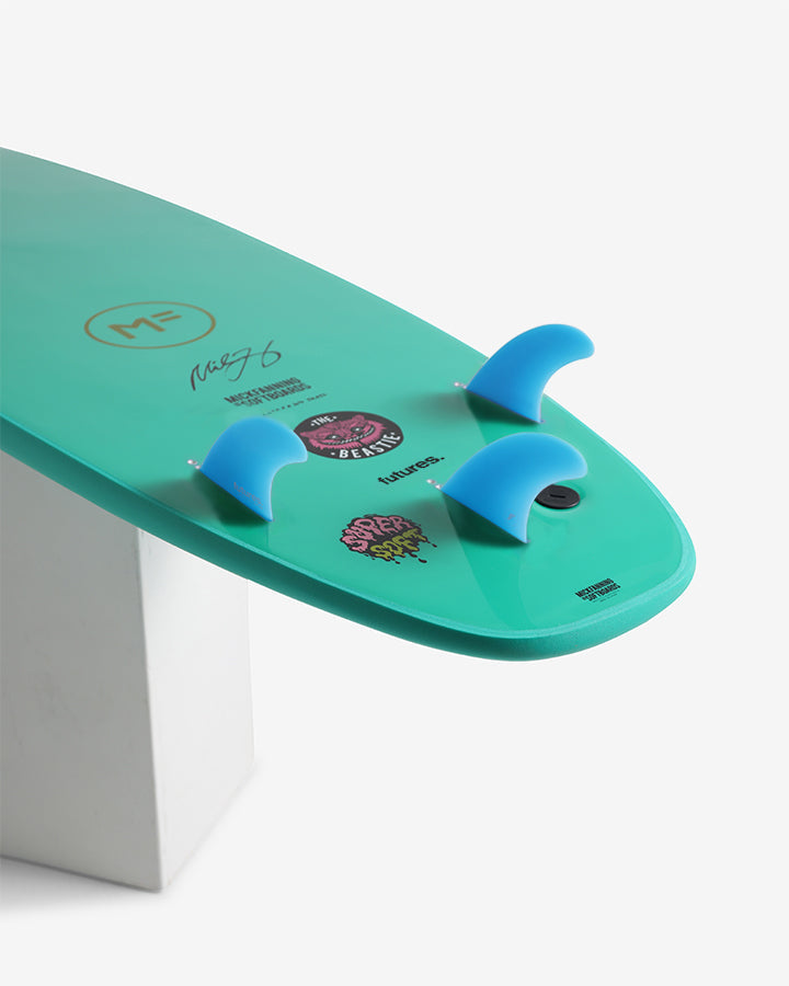 BEASTIE SUPER SOFT - AQUA MARINE FUTURES – MICK FANNING SOFTBOARDS USA