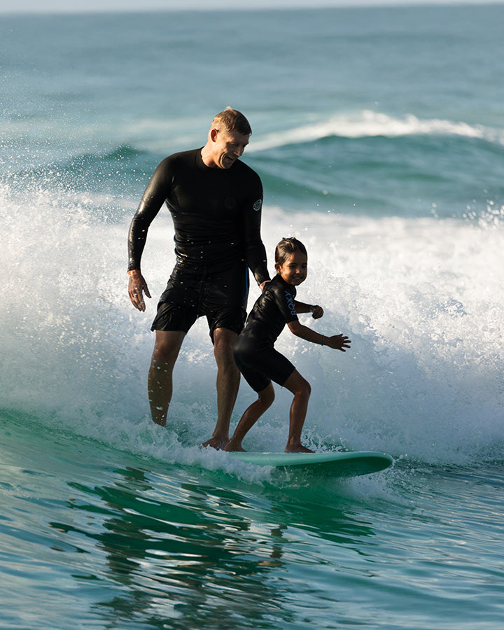 BEASTIE SUPER SOFT - MINT/AQUA FUTURES – MICK FANNING SOFTBOARDS USA