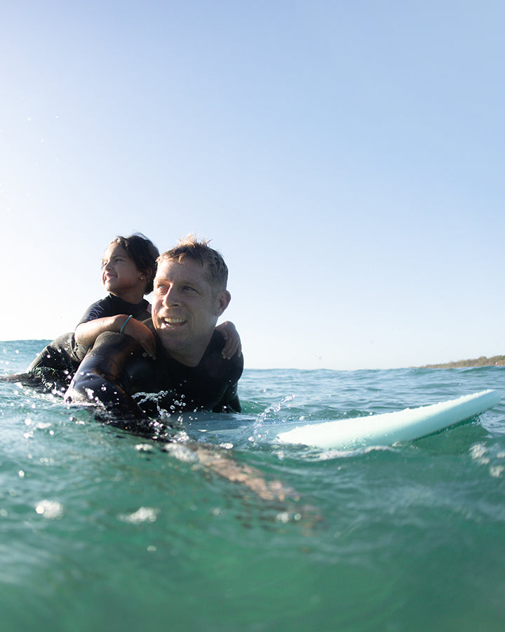 BEASTIE SUPER SOFT - MINT/AQUA FUTURES – MICK FANNING SOFTBOARDS USA