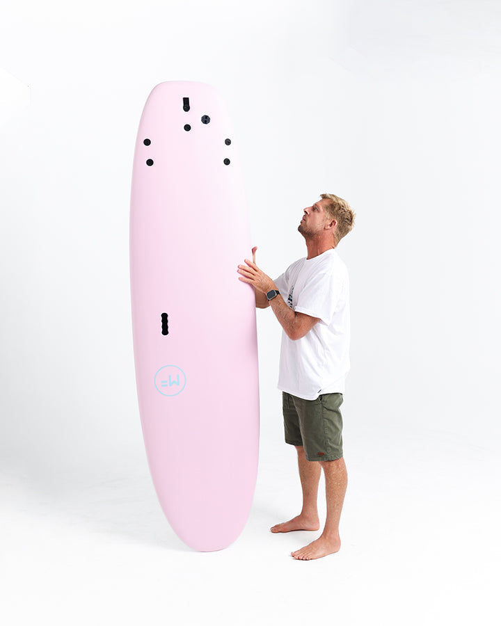 BEASTIE SUPER SOFT - BABY PINK FUTURES – MICK FANNING SOFTBOARDS USA