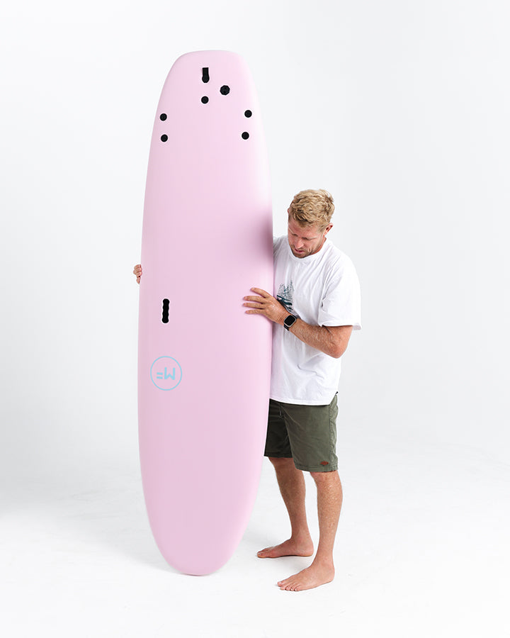 MICK FANNING SOFTBOARDS THEBEASTIE6’0” BEASTIE SUPER SOFT - BABY PINK FUTURES – MICK FANNING SOFTBOARDS USA