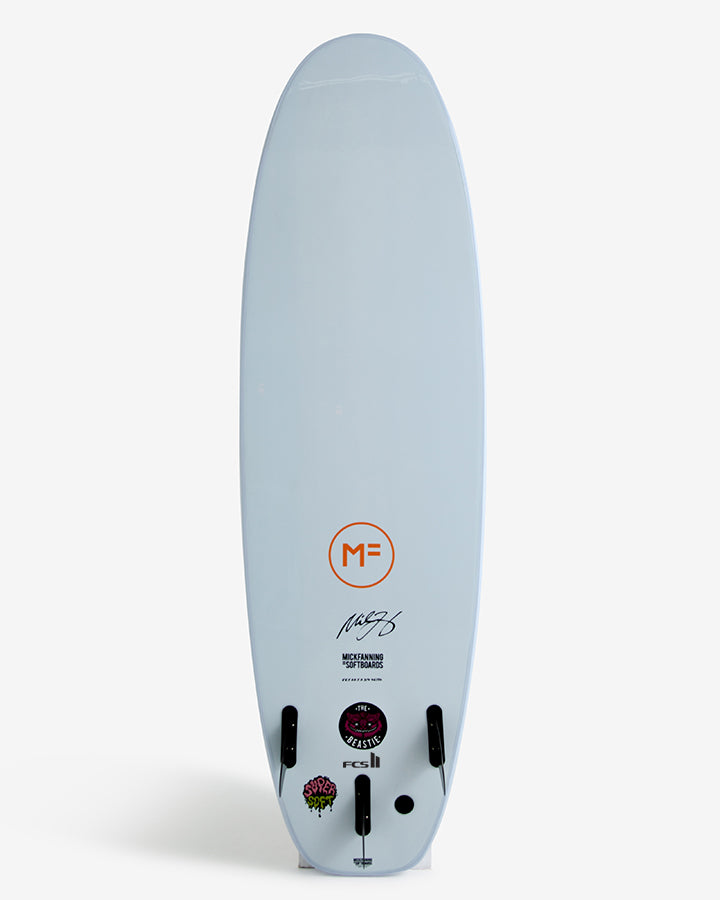 【直接受け渡し】MICKFANNING SOFTBOARDS BEASTIE MF BEASTIE SUPERSOFT - WHITE/TEAL – MICK FANNING SOFTBOARDS AUS